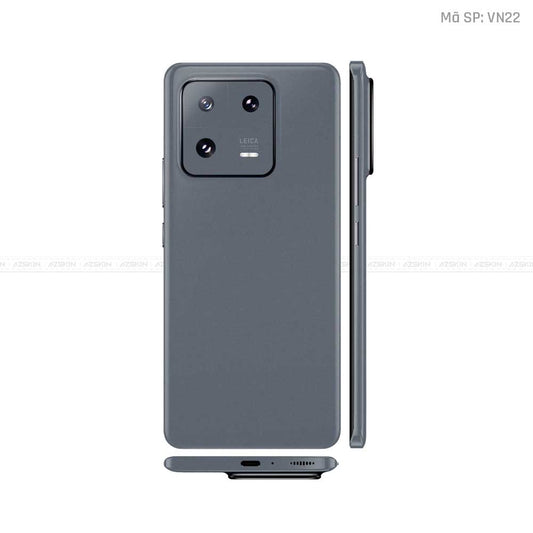 Dán Skin Xiaomi 13 Series Màu Xám Đậm Vinyl | VN22