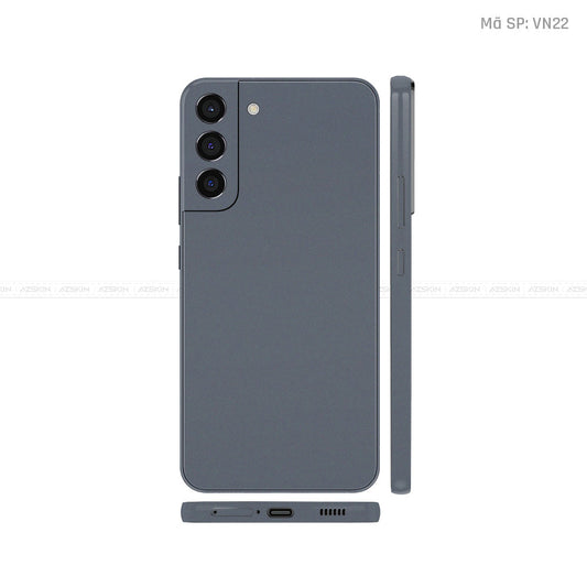 Dán Skin Galaxy S22 Series Màu Xám Đậm Vinyl | VN22
