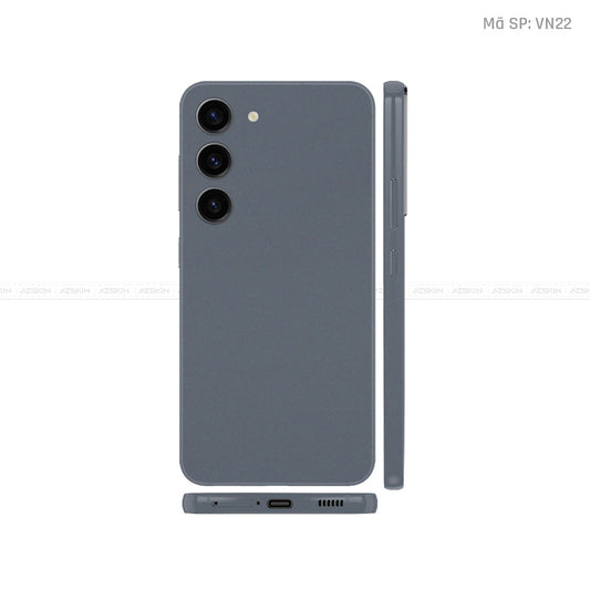 Dán Skin Galaxy S23 Series Màu Xám Đậm Vinyl | VN22
