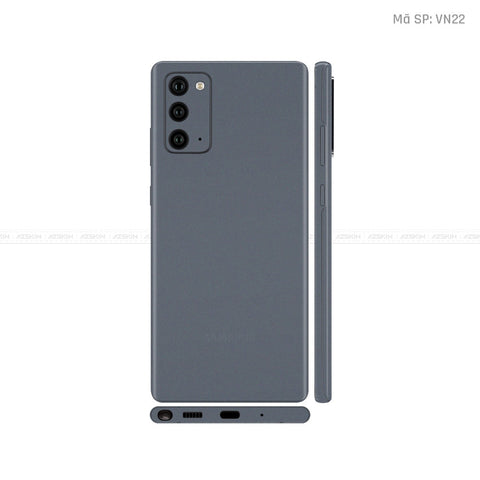 Dán Skin Galaxy Note 20 Series Màu Xám Đậm Vinyl | VN22