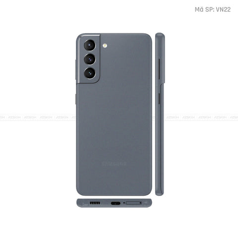 Dán Skin Galaxy S21 Series Màu Xám Đậm Vinyl | VN22