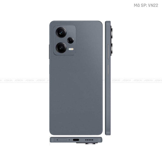 Dán Skin Xiaomi Redmi Note 12 Series Màu Xám Đậm Vinyl | VN22