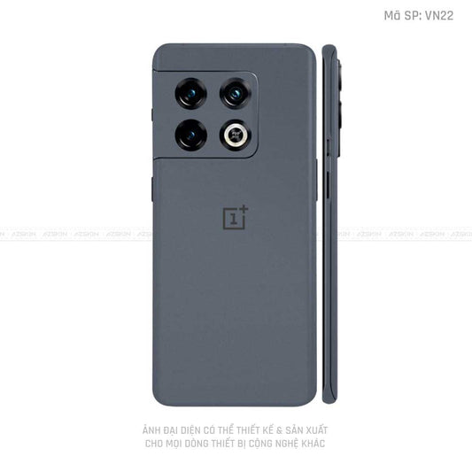 Dán Skin Oneplus 10 Series Màu Xám Đậm Vinyl | VN22