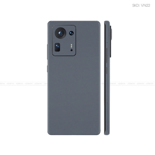 Dán Skin Điện Thoại Xiaomi Mi Mix Series Màu Xám Đậm Vinyl | VN22