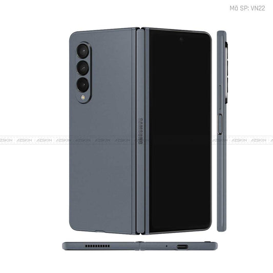 Dán Skin Galaxy Z Fold3 Màu Xám Đậm Vinyl | VN22