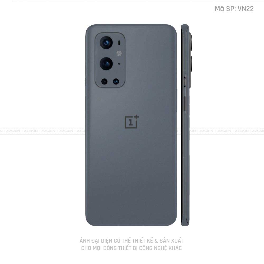 Dán Skin Oneplus 8/9 Series Màu Xám Đậm Vinyl | VN22