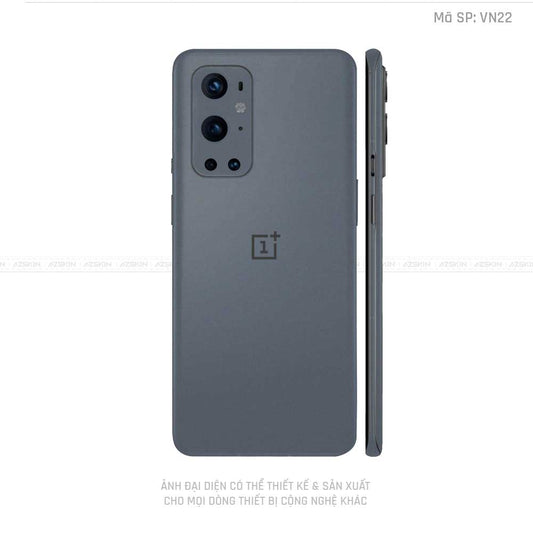 Dán Skin Oneplus 8/9 Series Màu Xám Đậm Vinyl | VN22