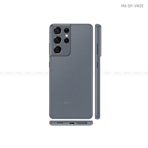 Dán Skin Galaxy S21 Series Màu Xám Đậm Vinyl | VN22