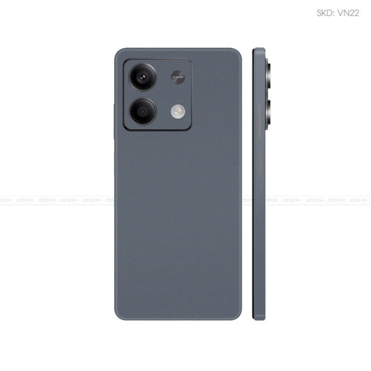 Dán Skin Điện Thoại Xiaomi Redmi 13 Series Màu Xám Đậm Vinyl | VN22