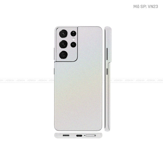 Dán Skin Galaxy S21 Series Màu Trắng Chuyển Sắc Vinyl | VN23