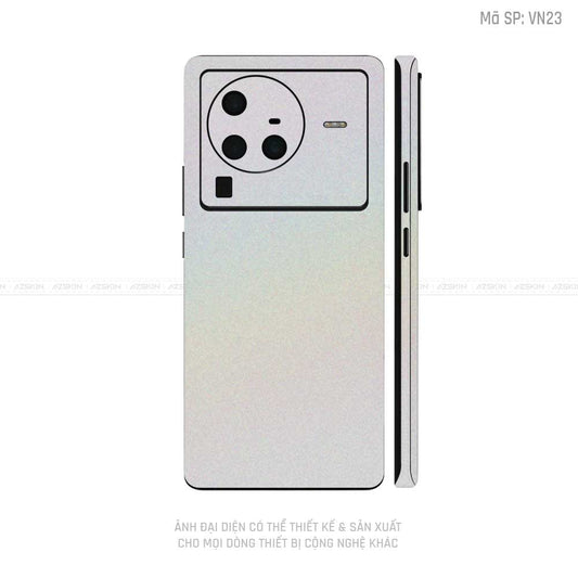 Dán Skin Vivo X Series Màu Trắng Chuyển Sắc Vinyl | VN23