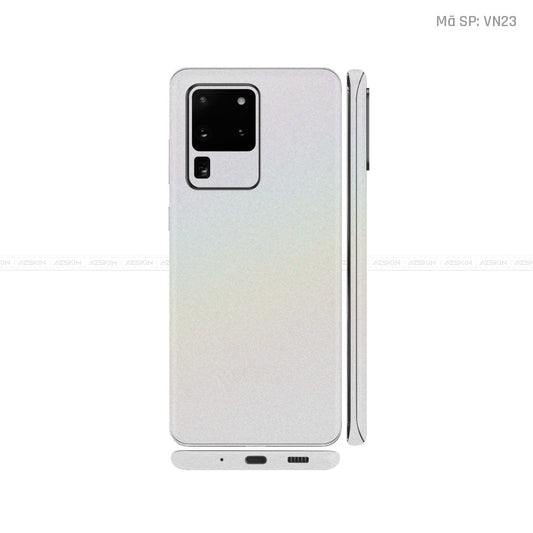Dán Skin Galaxy S20 Series Màu Trắng Chuyển Sắc Vinyl | VN23