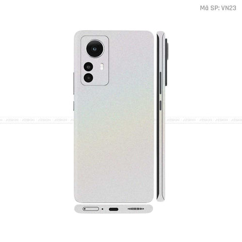 Dán Skin Xiaomi 12 Series Màu Trắng Chuyển Sắc Vinyl | VN23