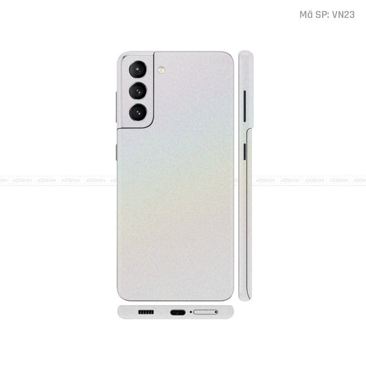 Dán Skin Galaxy S21 Series Màu Trắng Chuyển Sắc Vinyl | VN23