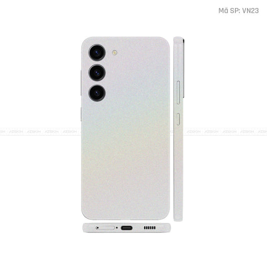 Dán Skin Galaxy S23 Series Màu Trắng Chuyển Sắc Vinyl | VN23