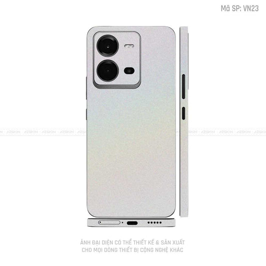 Dán Skin Vivo V Series Màu Trắng Chuyển Sắc Vinyl | VN23