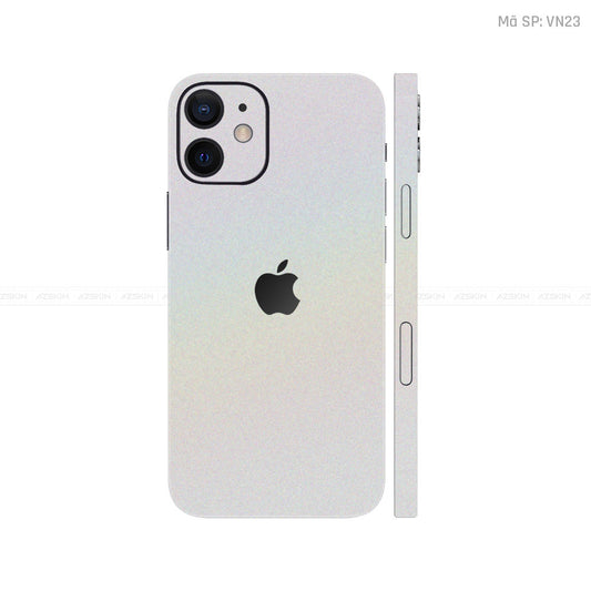 Dán Skin IPhone 12 Series Màu Trắng Chuyển Sắc Vinyl | VN23