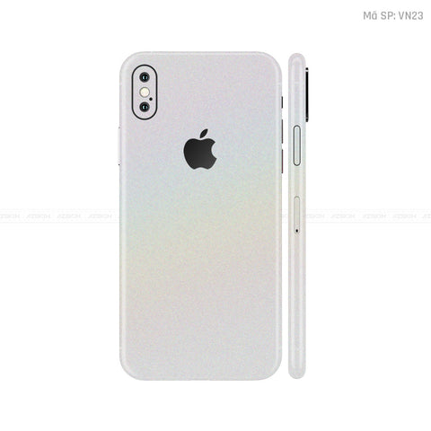 Dán Skin IPhone X Series Màu Trắng Chuyển Sắc Vinyl | VN23