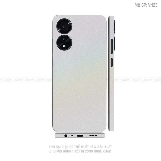 Miếng Dán Skin Điện Thoại OPPO A Series Màu Trắng Chuyển Sắc Vinyl | VN23