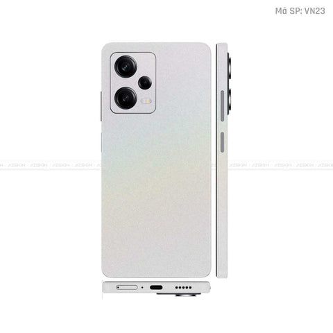 Dán Skin Xiaomi Redmi Note 12 Series Màu Trắng Chuyển Sắc Vinyl | VN23