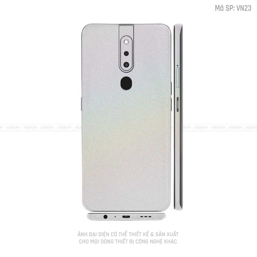 Miếng Dán Skin Điện Thoại OPPO F Series Màu Trắng Chuyển Sắc Vinyl | VN23