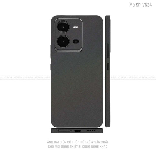 Dán Skin Vivo V Series Màu Xám Chuyển Sắc Vinyl | VN24