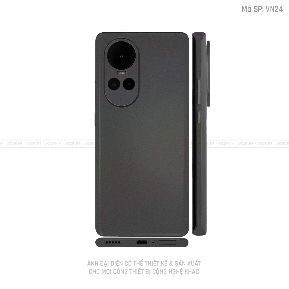 Dán Skin Điện Thoại OPPO Reno Series Màu Xám Chuyển Sắc Vinyl | VN24
