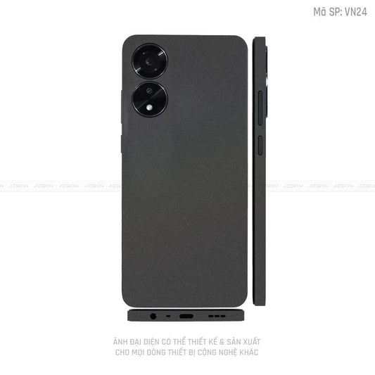Miếng Dán Skin Điện Thoại OPPO A Series Màu Xám Chuyển Sắc Vinyl | VN24