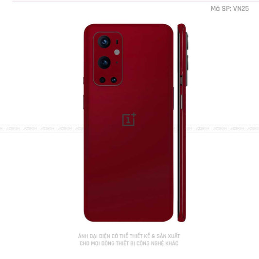 Dán Skin Oneplus 8/9 Series Màu Dark Red Vinyl | VN25