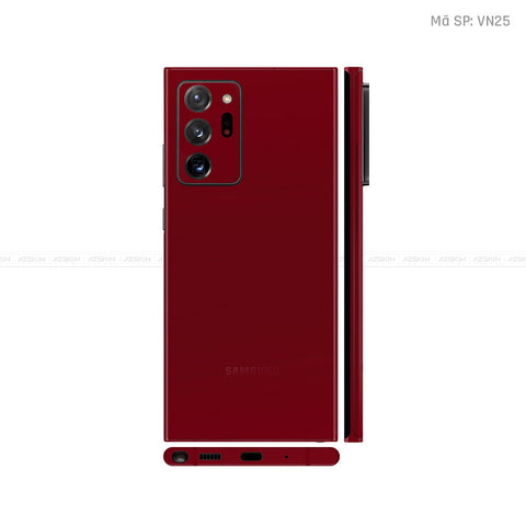 Dán Skin Galaxy Note 20 Series Màu Dark Red Vinyl | VN25