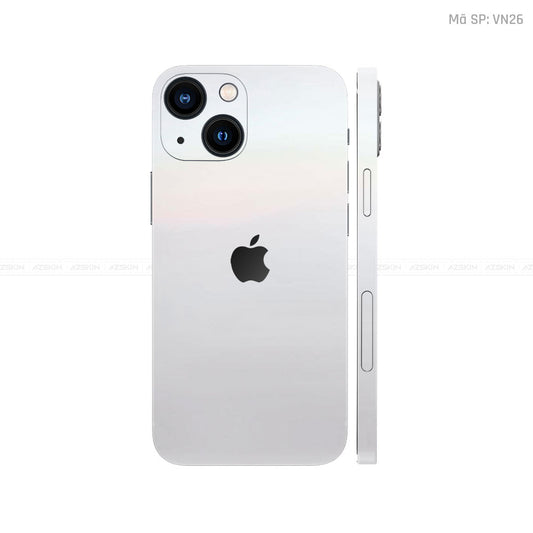 Dán Skin IPhone 14 Series Màu Trắng Ngọc Trai Vinyl | VN26