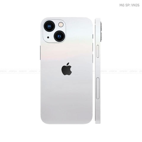 Dán Skin IPhone 16 Series Màu Trắng Ngọc Trai Vinyl | VN26