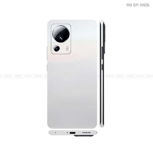 Dán Skin Xiaomi 13 Series Màu Trắng Ngọc Trai Vinyl | VN26