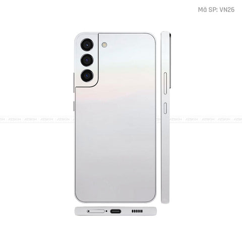 Dán Skin Galaxy S22 Series Màu Trắng Ngọc Trai Vinyl | VN26