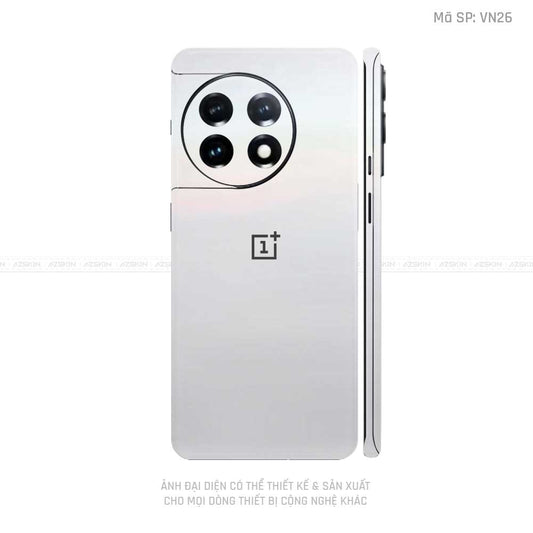 Dán Skin Oneplus 11 Series Màu Trắng Ngọc Trai Vinyl | VN25
