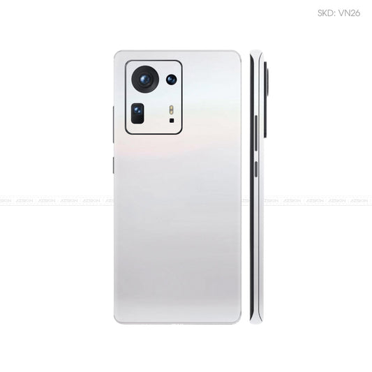 Dán Skin Điện Thoại Xiaomi Mi Mix Series Màu Trắng Ngọc Trai Vinyl | VN26