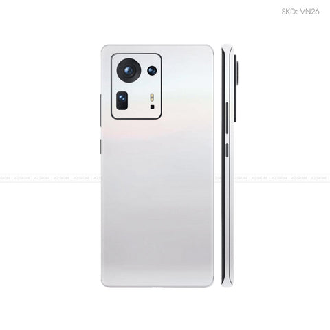 Dán Skin Điện Thoại Xiaomi Mi Mix Series Màu Trắng Ngọc Trai Vinyl | VN26