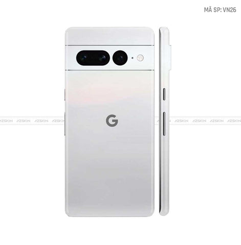 Dán Skin Google Pixel 8 Series Màu Trắng Ngọc Trai Vinyl | VN26