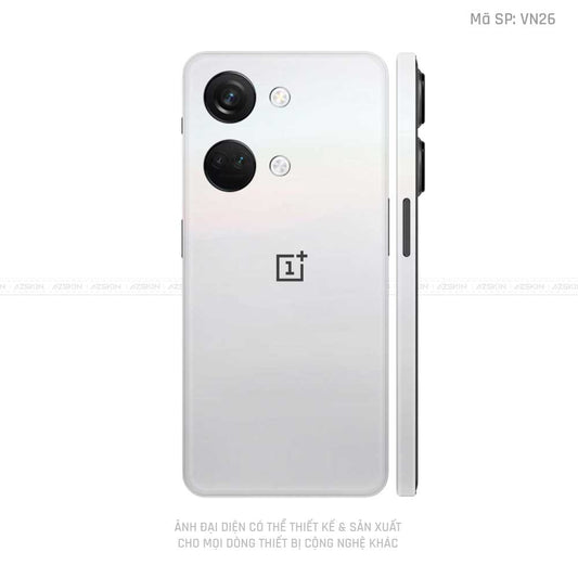 Dán Skin Oneplus Nord Series Màu Trắng Ngọc Trai Vinyl | VN26