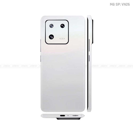 Dán Skin Xiaomi 13 Series Màu Trắng Ngọc Trai Vinyl | VN26