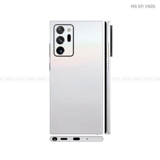 Dán Skin Galaxy Note 20 Series Màu Trắng Ngọc Trai Vinyl | VN26