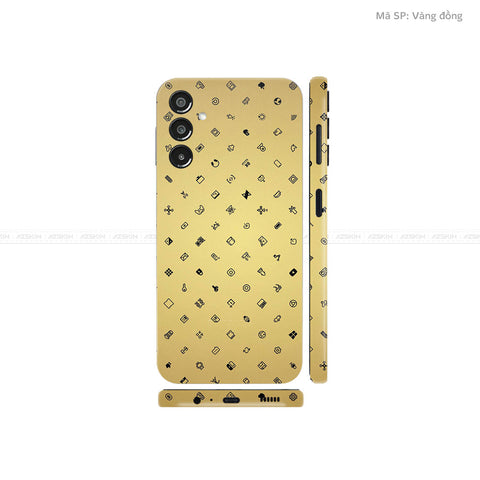Dán Skin Galaxy A Series Vân ICON Vàng | UVPT04