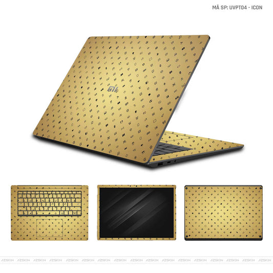 Dán Skin Laptop Xiaomi Vân Nổi ICON | UVPT04
