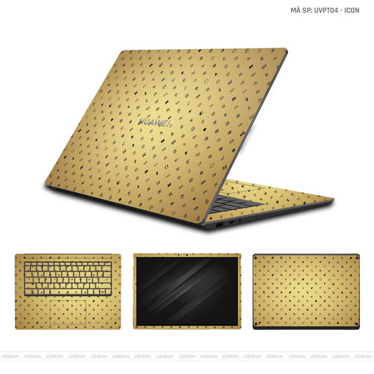 Dán Skin Laptop Huawei Vân Nổi ICON | UVPT04