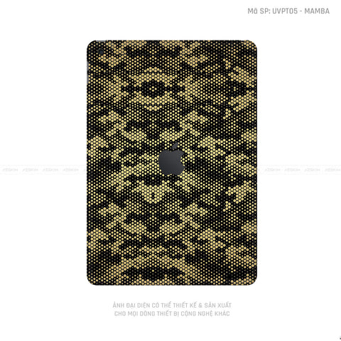 Dán Skin IPad Gen Series Vân Mamba Gold | UVPT05