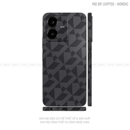Dán Skin Vivo Y Series Vân Noridc Xám | UVPT02