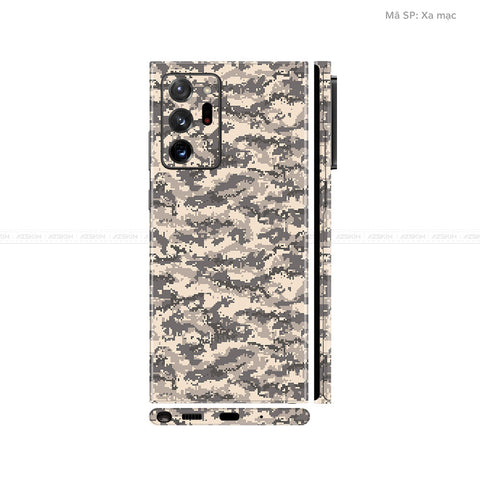 Dán Skin Galaxy Note 20 Series Vân Camo Digital Vàng | UVPT11