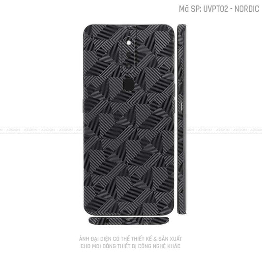 Miếng Dán Skin Điện Thoại OPPO F Series Vân Noridc Xám | UVPT02