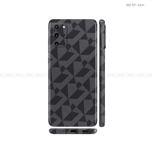 Dán Skin Galaxy S20 Series Vân Nordic Xám | UVPT02