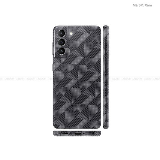 Dán Skin Galaxy S21 Series Vân Nordic Xám | UVPT02